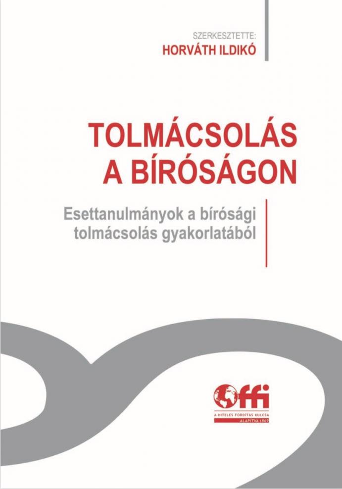 Tolmácsolás a bíróságon - borító