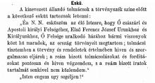 1873: Text of the interpreters' oath as published in the 1873 Decree